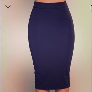 Fashion Nova midi skirt